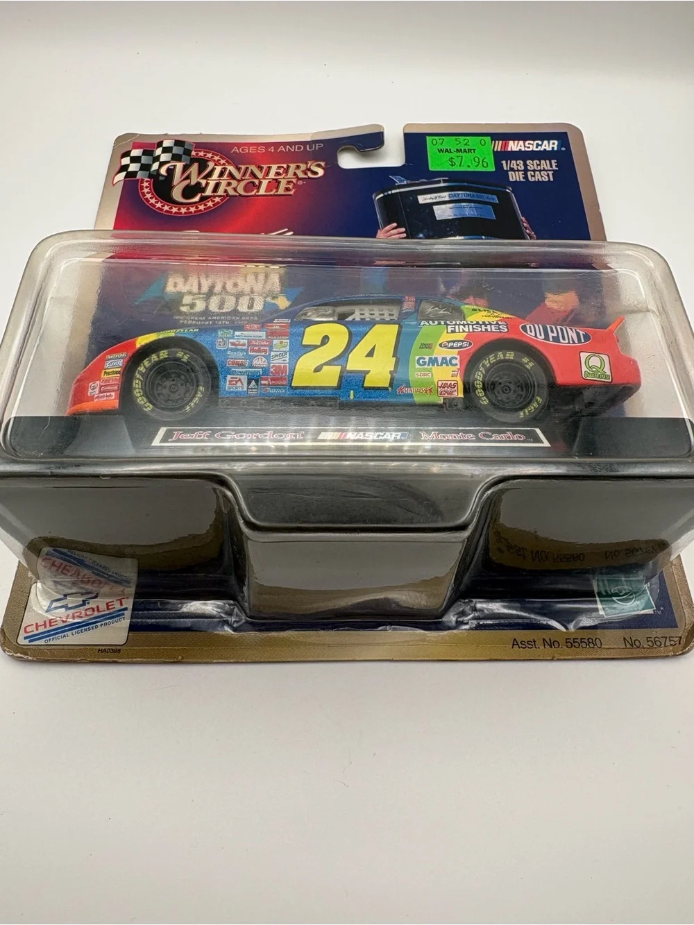 Vintage NIB‎ Winner's Circle Jeff Gordon #24 Rainbow 1/43 Die-Cast NASCAR Car